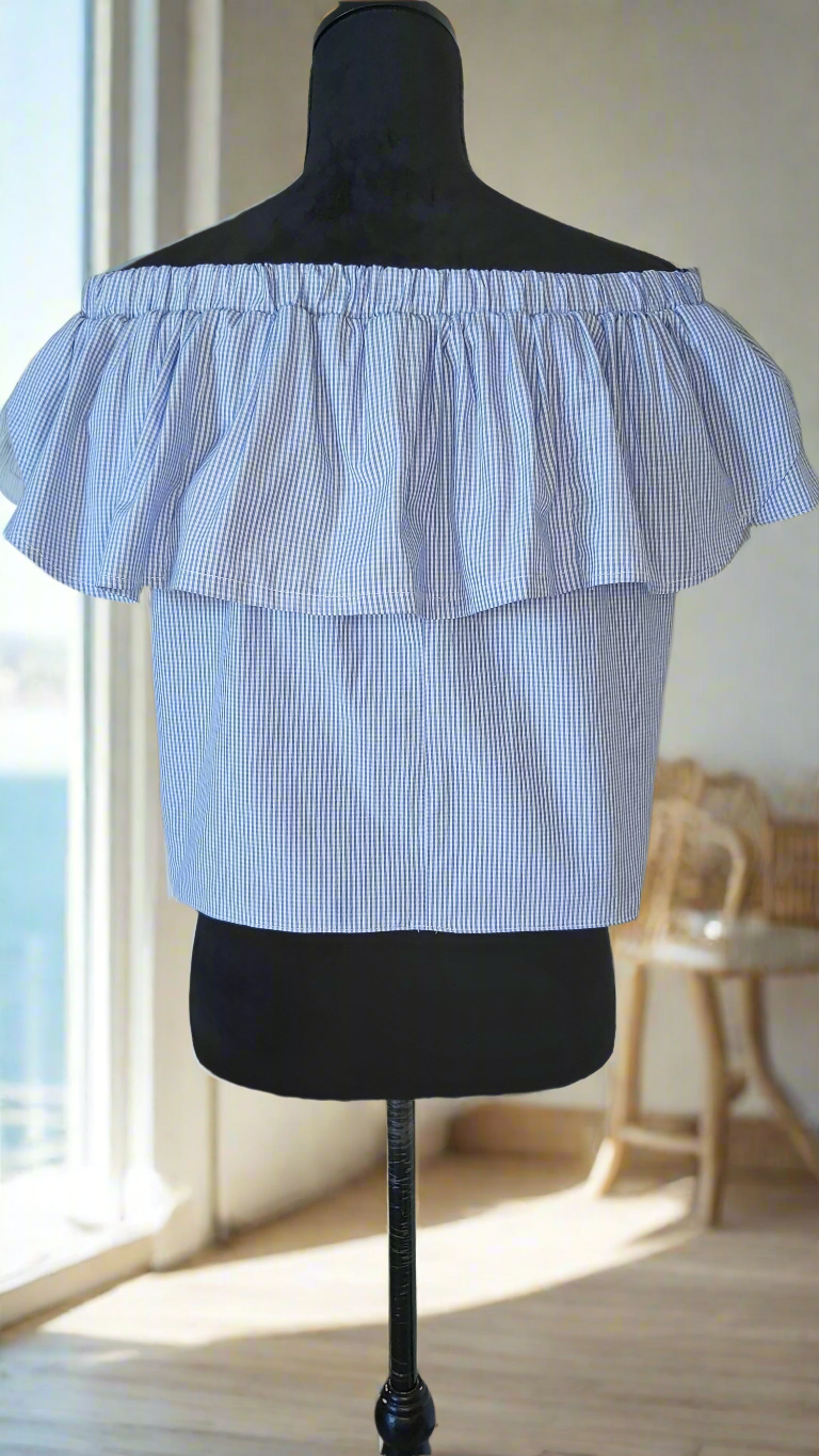 Top Bleu Vichy